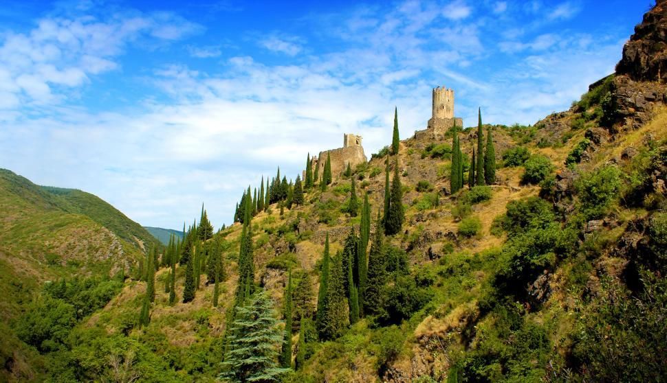 Free Image of Chateaux de Lastours - Cathar Castles - 11th Century - France 