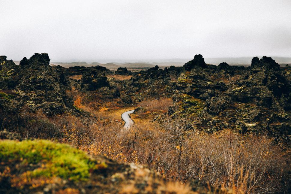 Free Stock Photo of A curvy road through the rocky terrain | Download ...