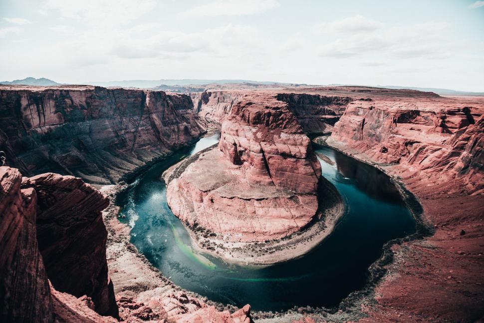 Free Image of Horseshoe bend of the Colorado river 
