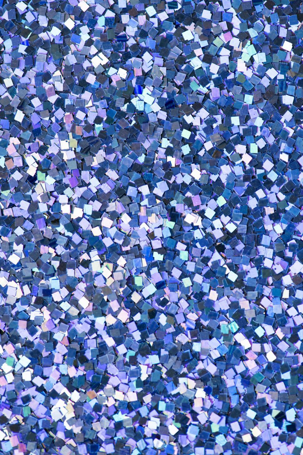 Free Stock Photo of Blue and violet rectangular glitter sparkles