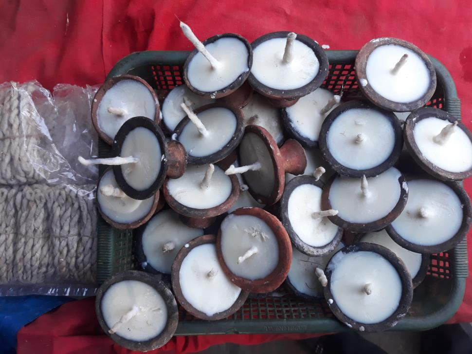 Free Stock Photo of Tradition and culture Pile of Candles Download