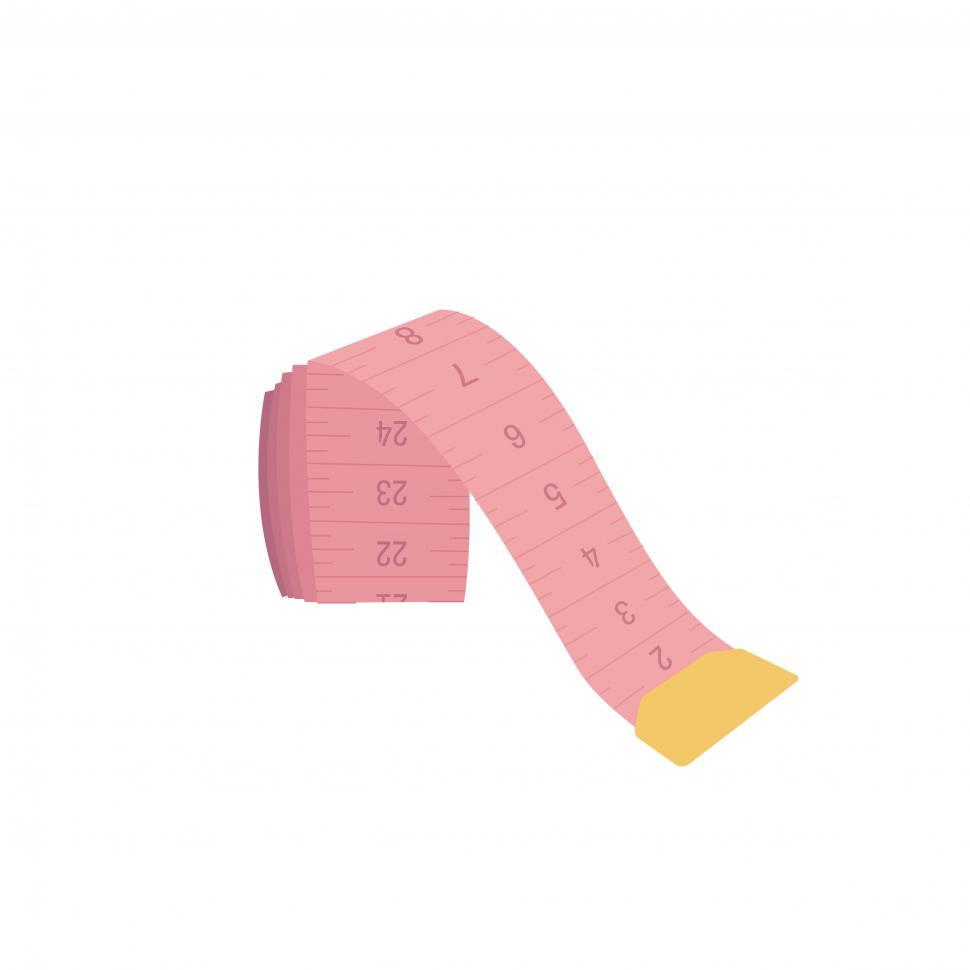 Pink Measuring Tape Free Stock Photo