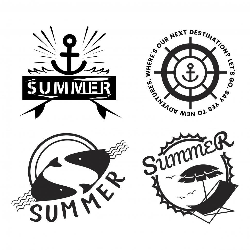 summer outing logo design