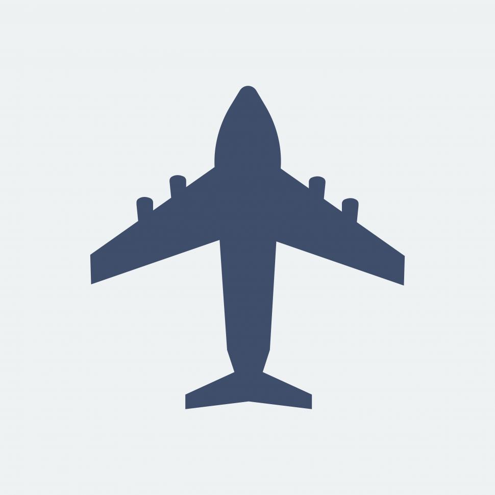 Free Stock Photo of Airplane vector icon | Download Free Images and Free  Illustrations