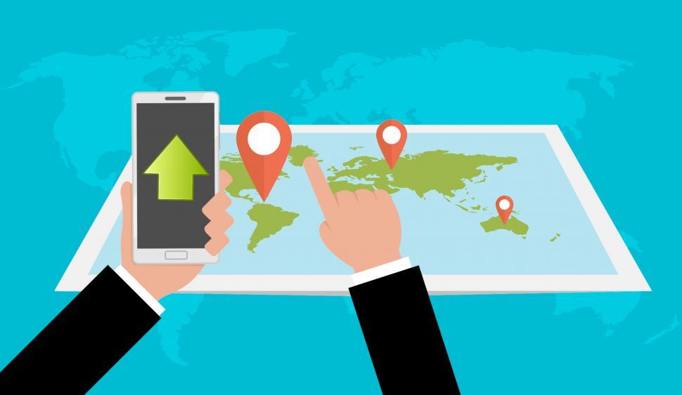Free Image of using GPS technology  