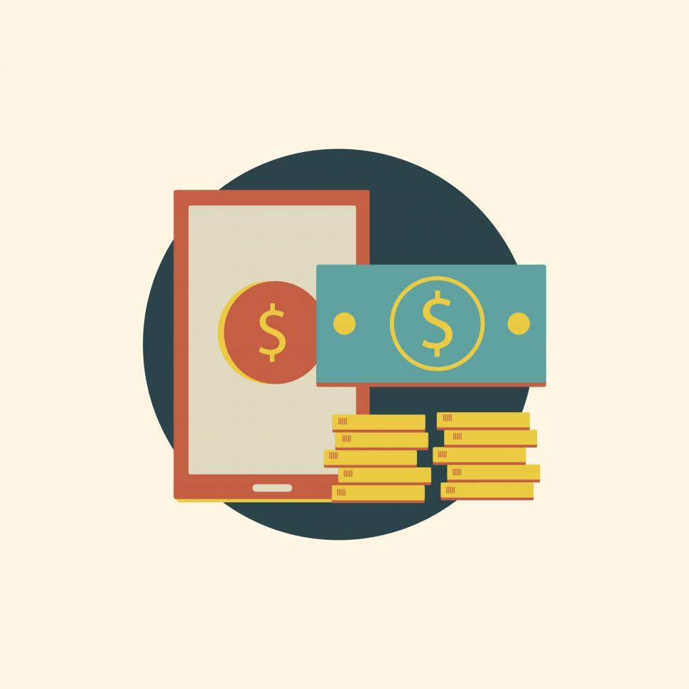 Free Image of Currency and gold vector icon 
