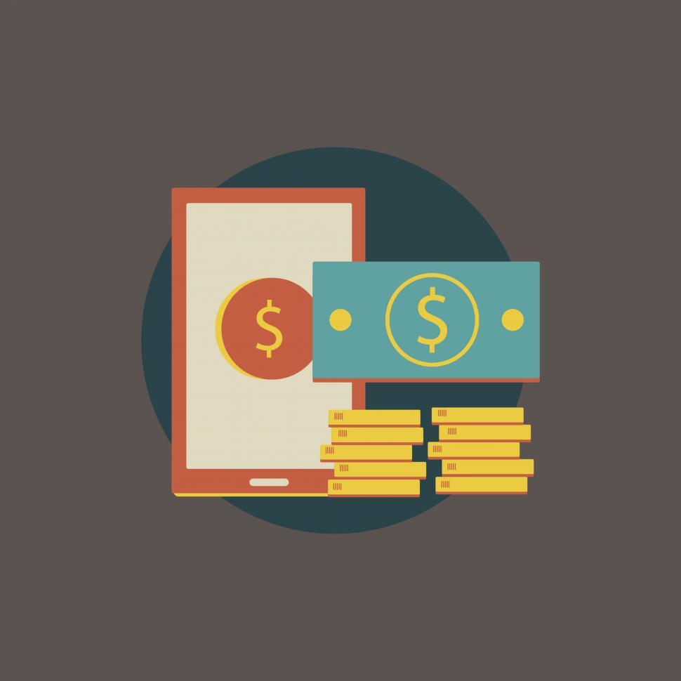 Free Image of Currency and gold vector icon 
