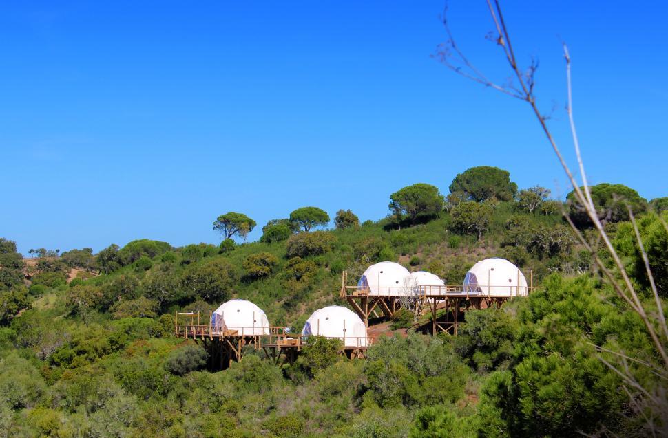 Free Image of Glamping Accommodation - Canvas Domes - Ecological Tents 