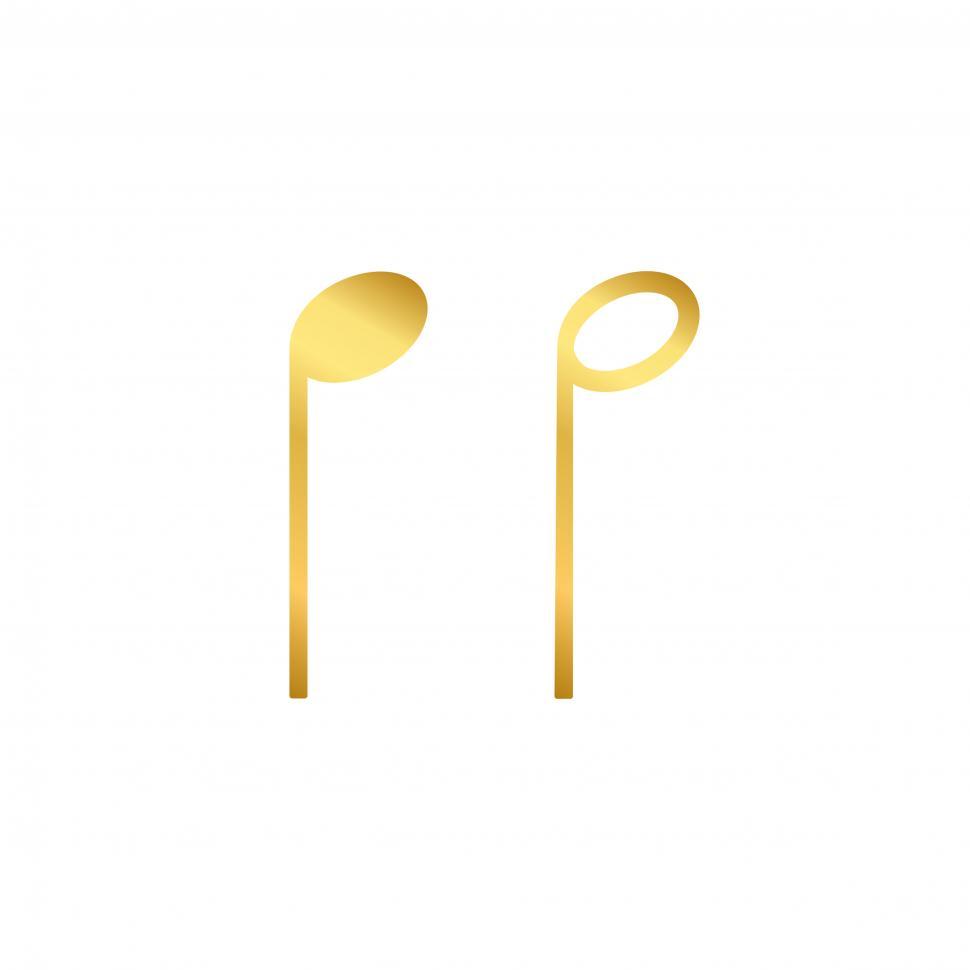 Free Image of Musical note Illustration vector on white background 
