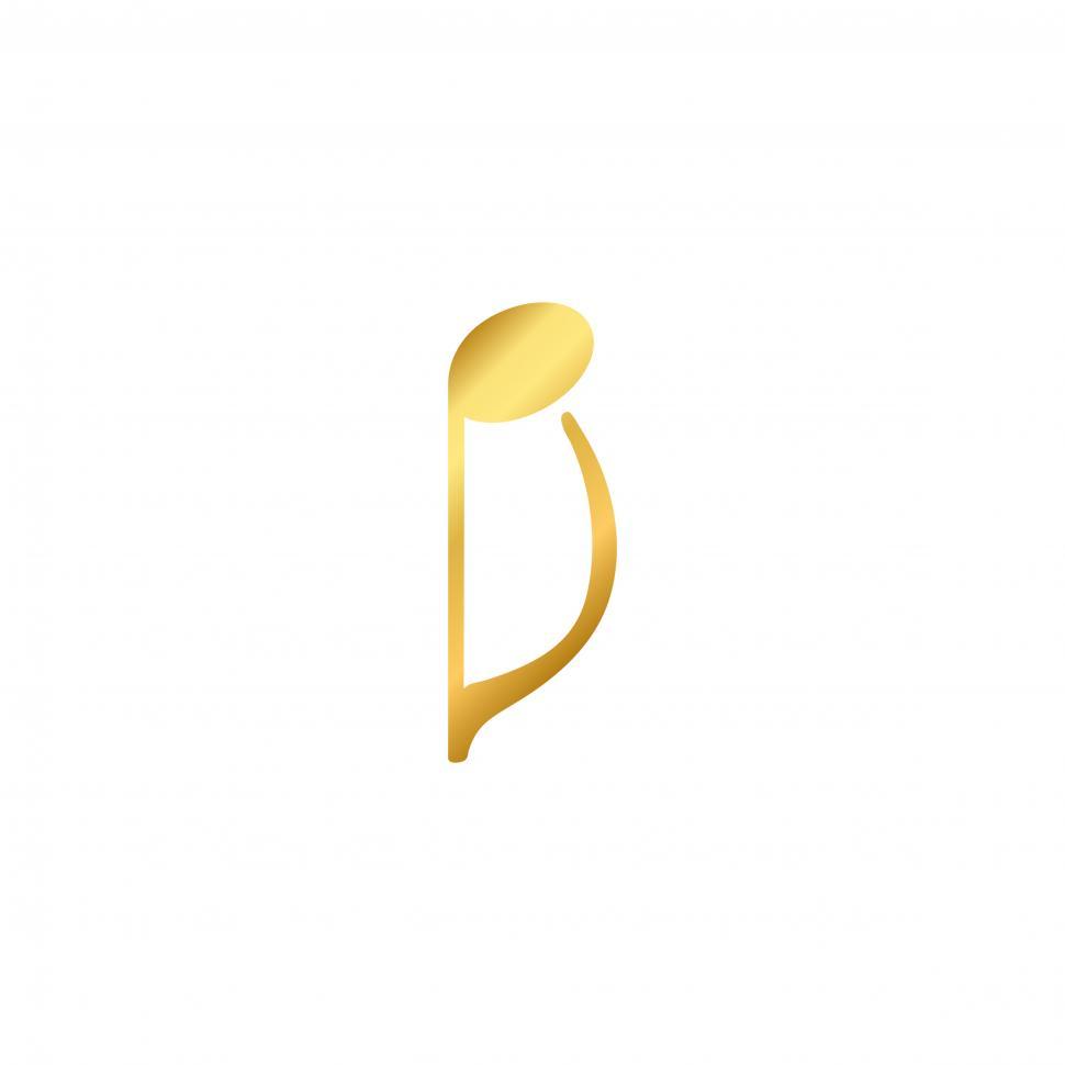 Free Image of Musical note Illustration vector on white background 