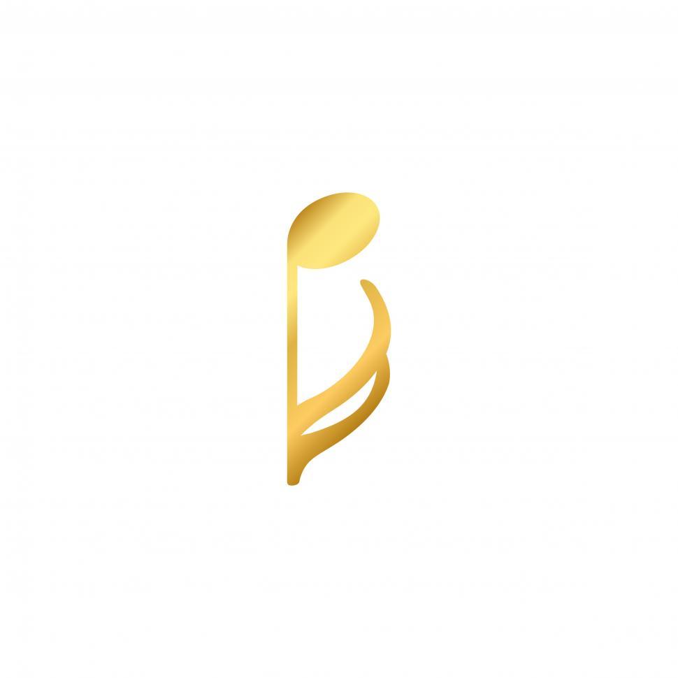 Free Image of Musical note Illustration vector on white background 