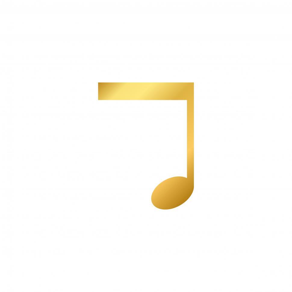 Free Image of Musical note Illustration vector on white background 