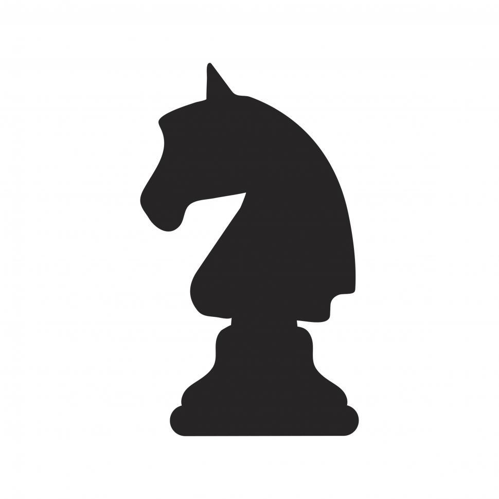 Free Stock Photo of The knight chess piece vector icon | Download Free ...