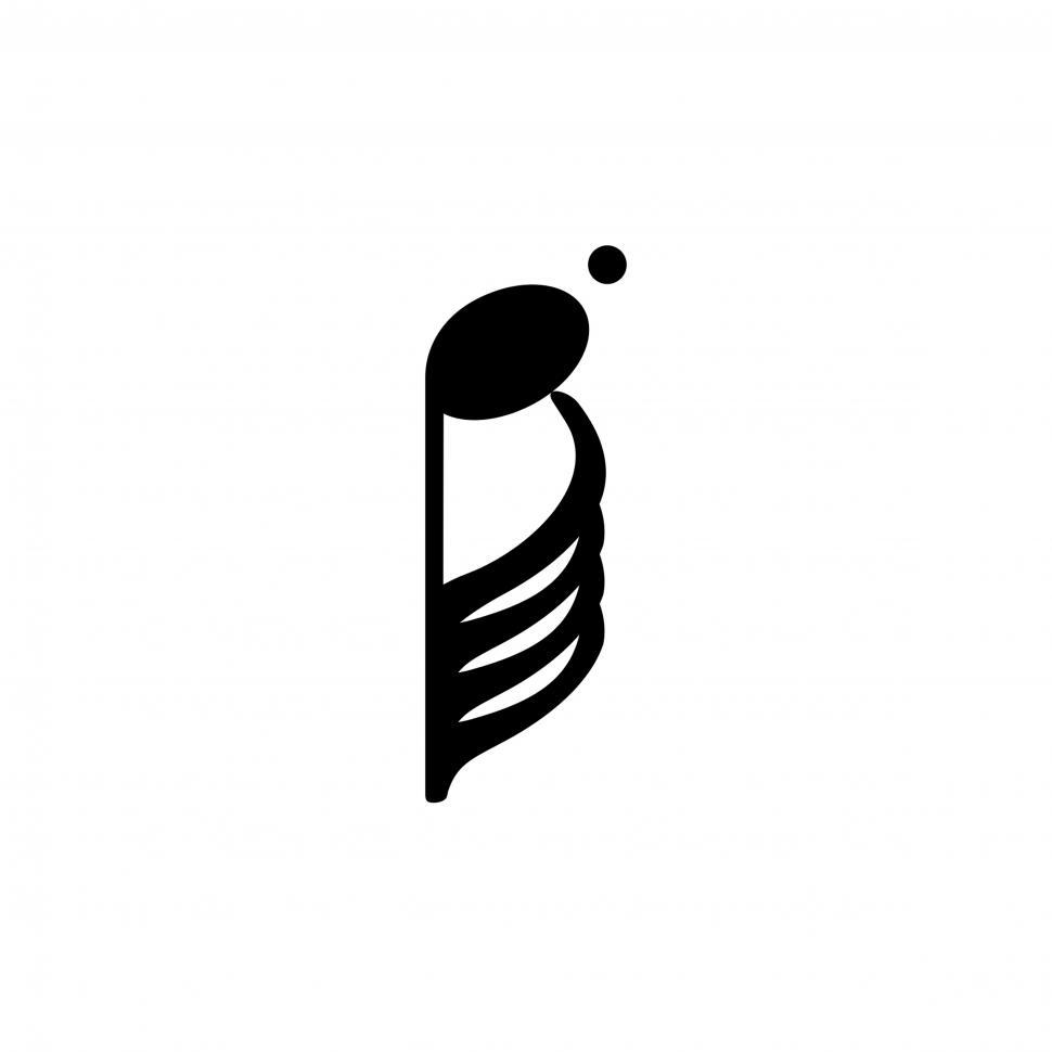 Free Image of Musical note Illustration vector on white background 