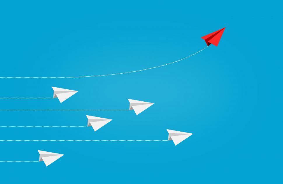 Free Image of Setting New Trends - Change and Innovation - Concept with Paper  