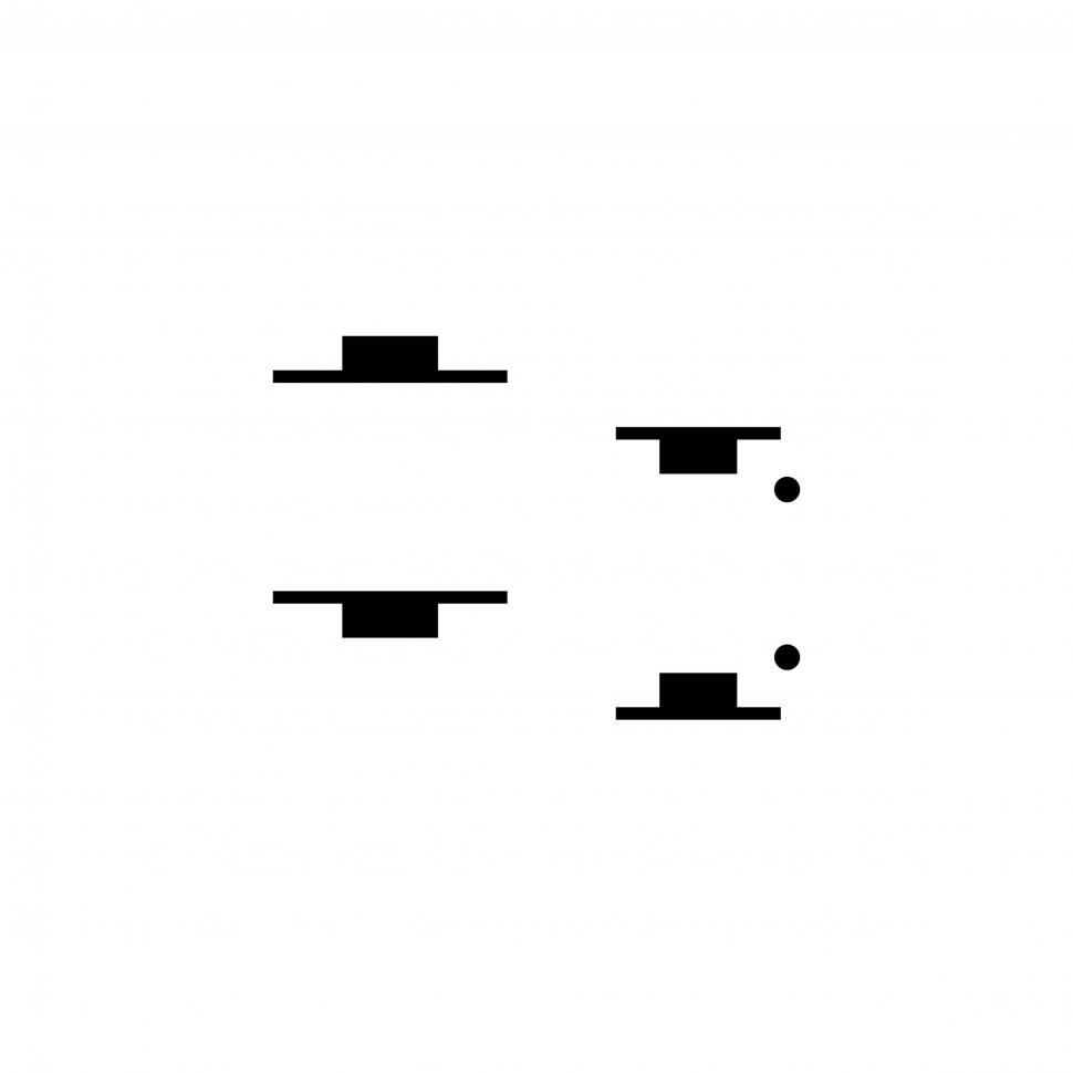 Free Image of Musical note Illustration vector on white background 