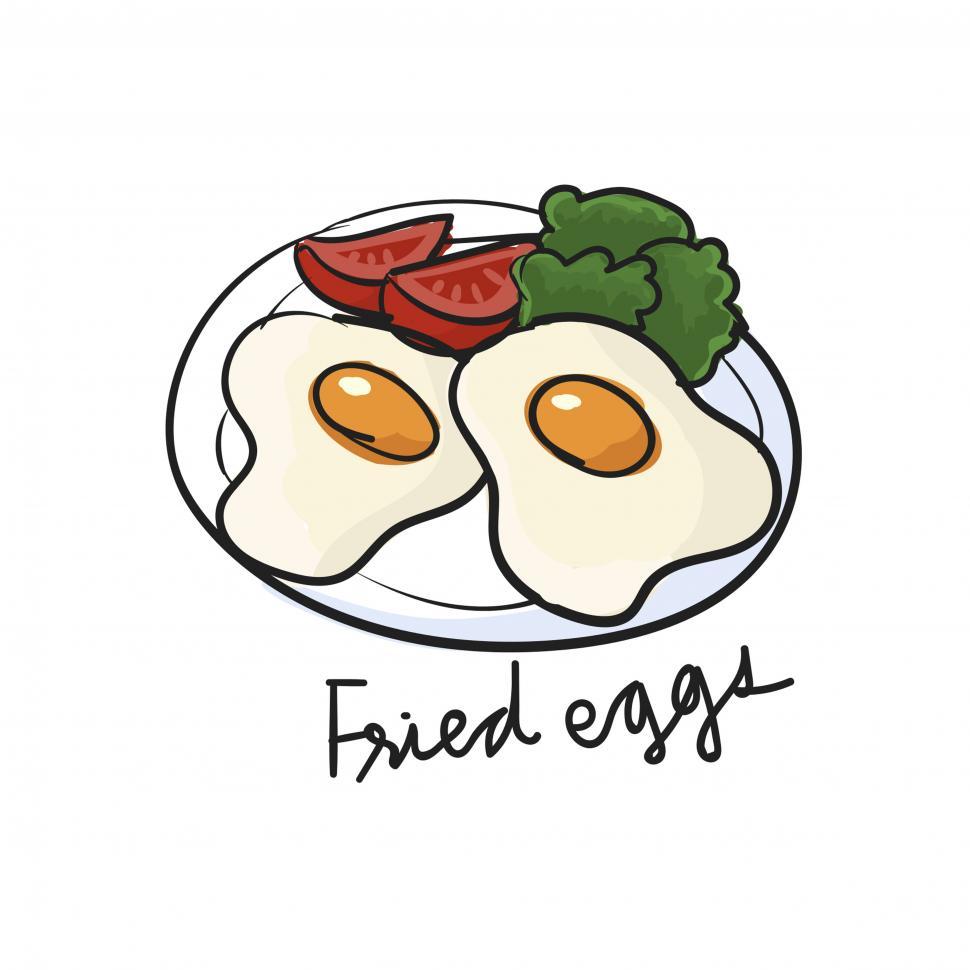 Fried egg slide icon  Free Photo Illustration - rawpixel