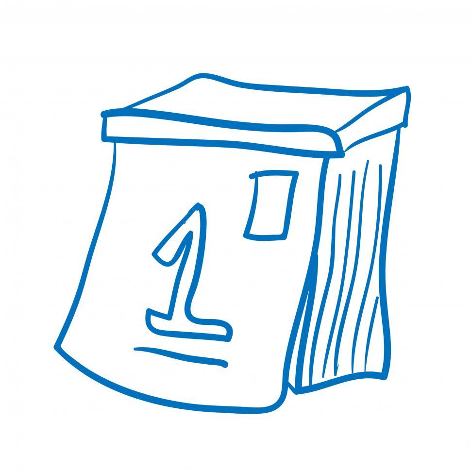 Free Image of Calendar sign vector icon 