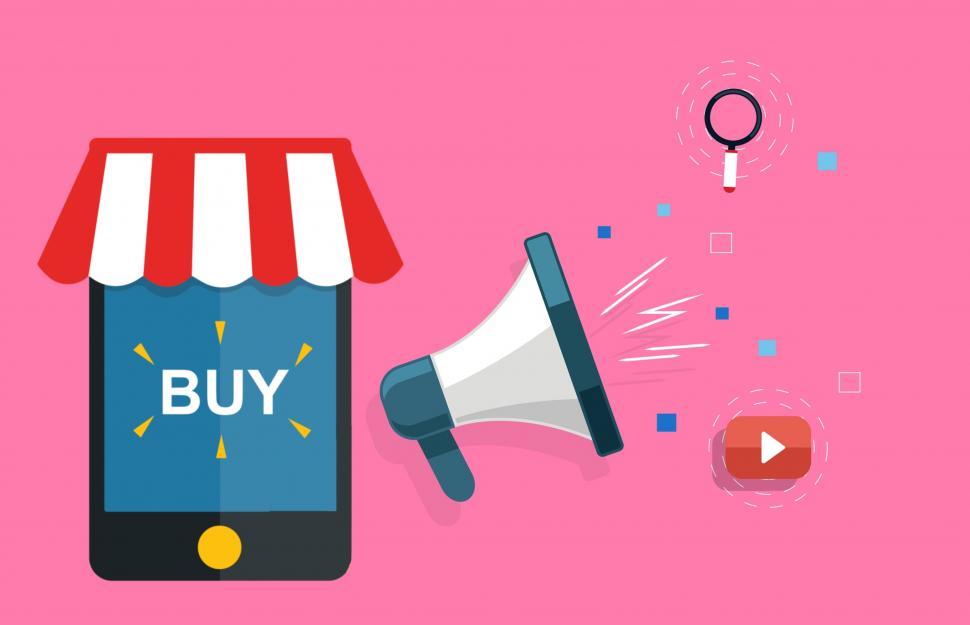 Free Image of Online shop marketing  
