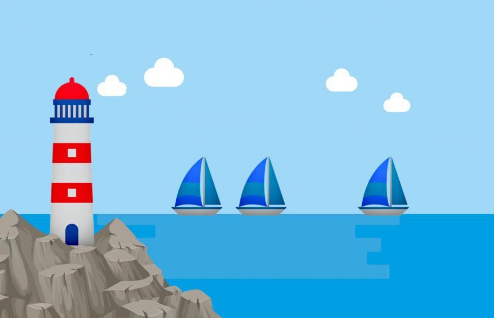 Free Image of Sea Lighthouse  