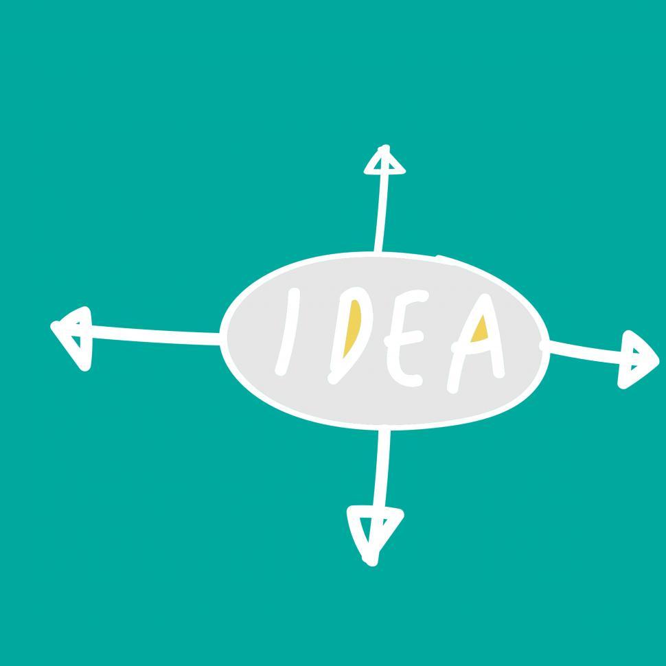 Free Image of Idea direction vector 