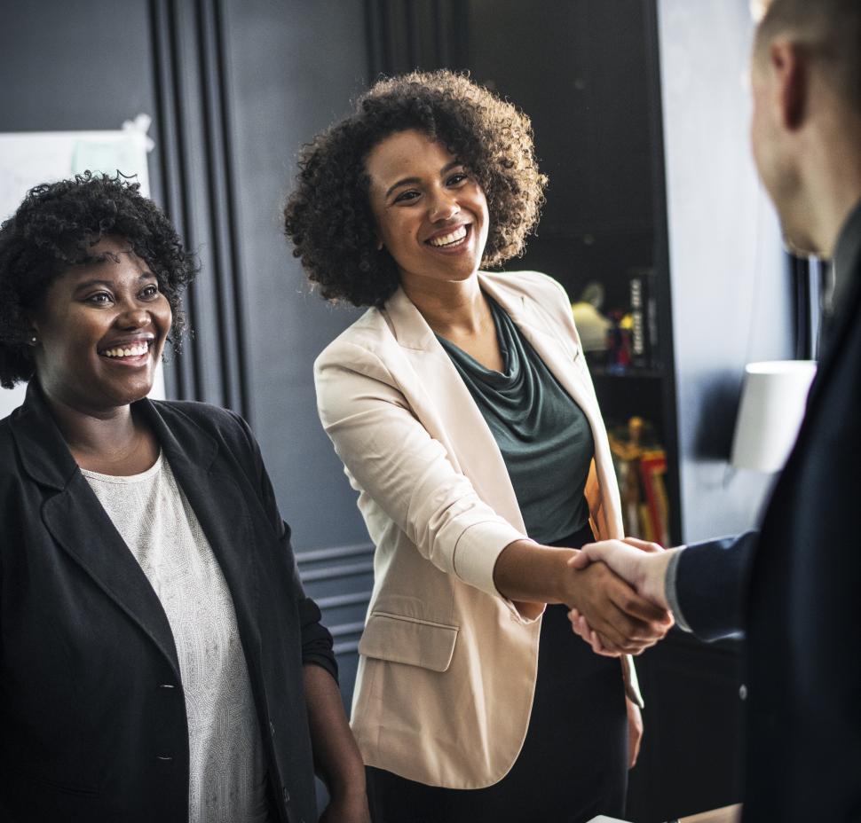 Free Image of Three colleagues in the office 