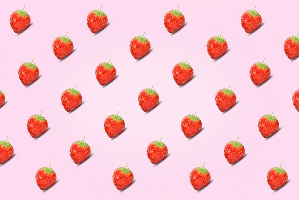 Free Stock Photo of Healthy Eating - Strawberries - Abstract Pattern ...