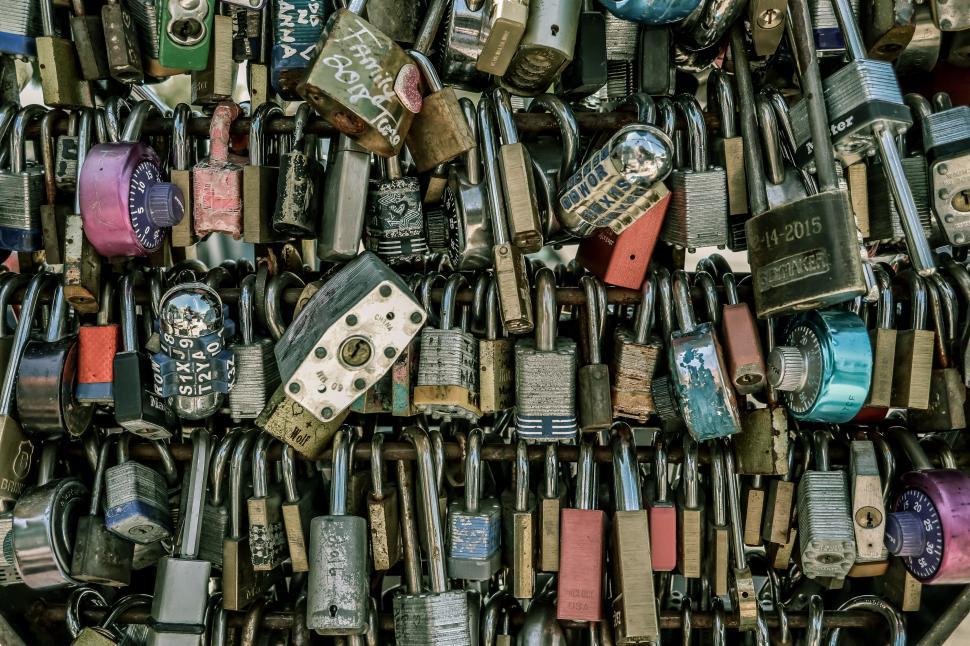 Free Image of Padlocks - Love Locks 