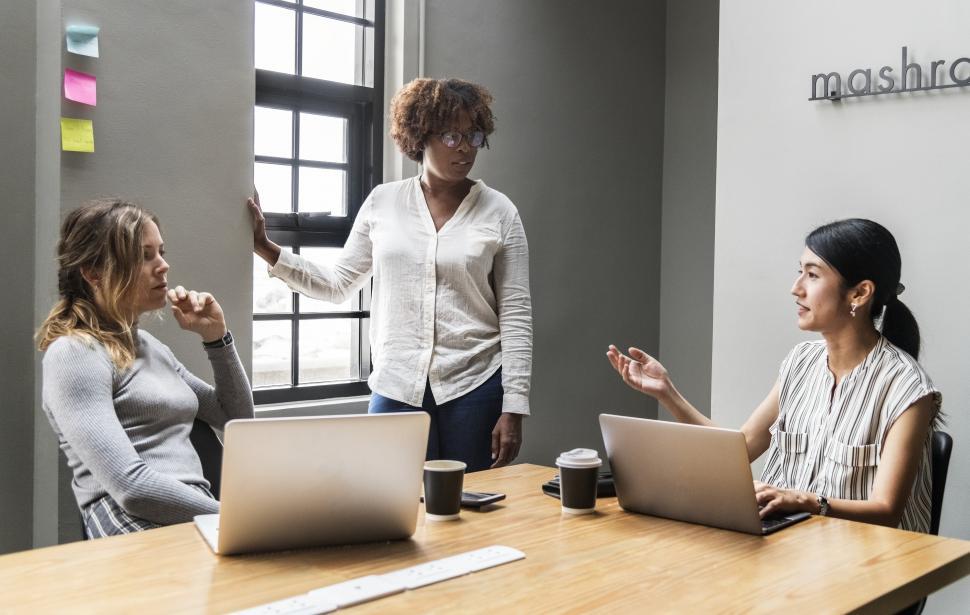 Free Image of Women colleagues in a business meeting 
