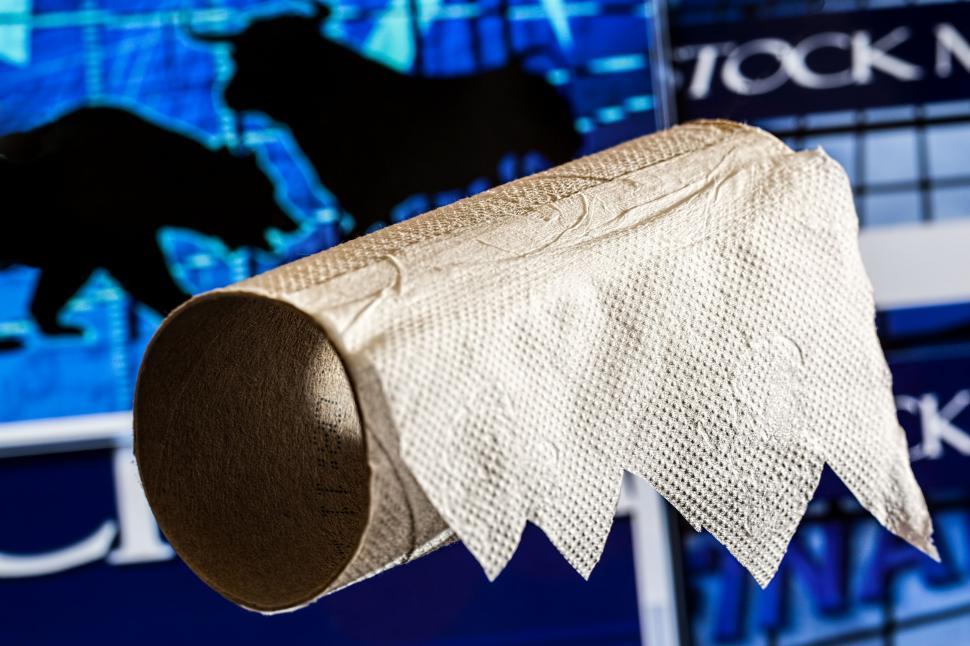 Free Image of Toilet Paper Roll Hanging on a Wall 