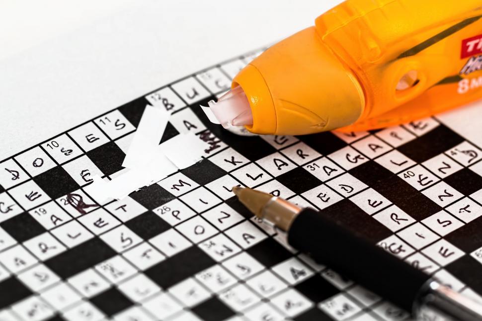 Free Stock Photo of Crossword Puzzle Download Free Images and Free