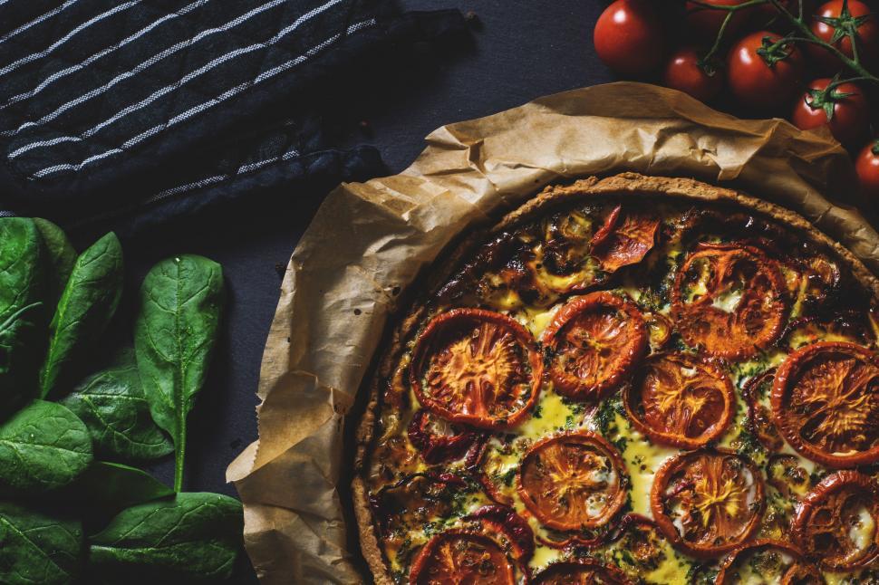Free Image of Tomato Tart  