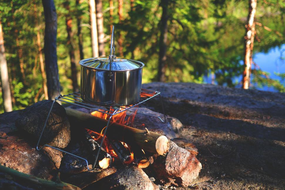 Free Image of Tourist Kettle on Fire  