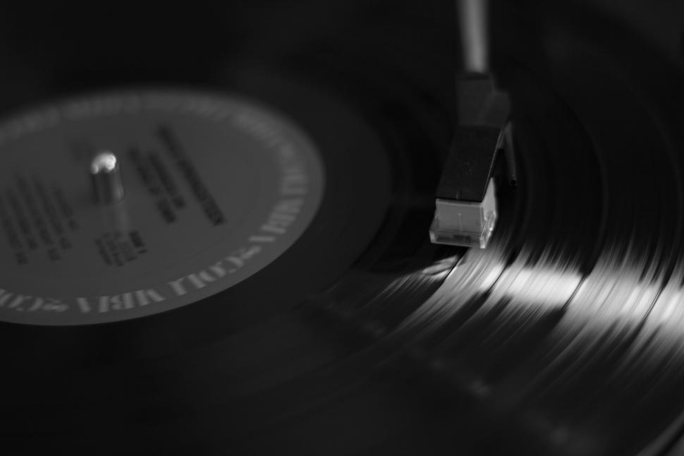 Free Stock Photo of Vinyl Record Spinning  Download Free Images and Free  Illustrations