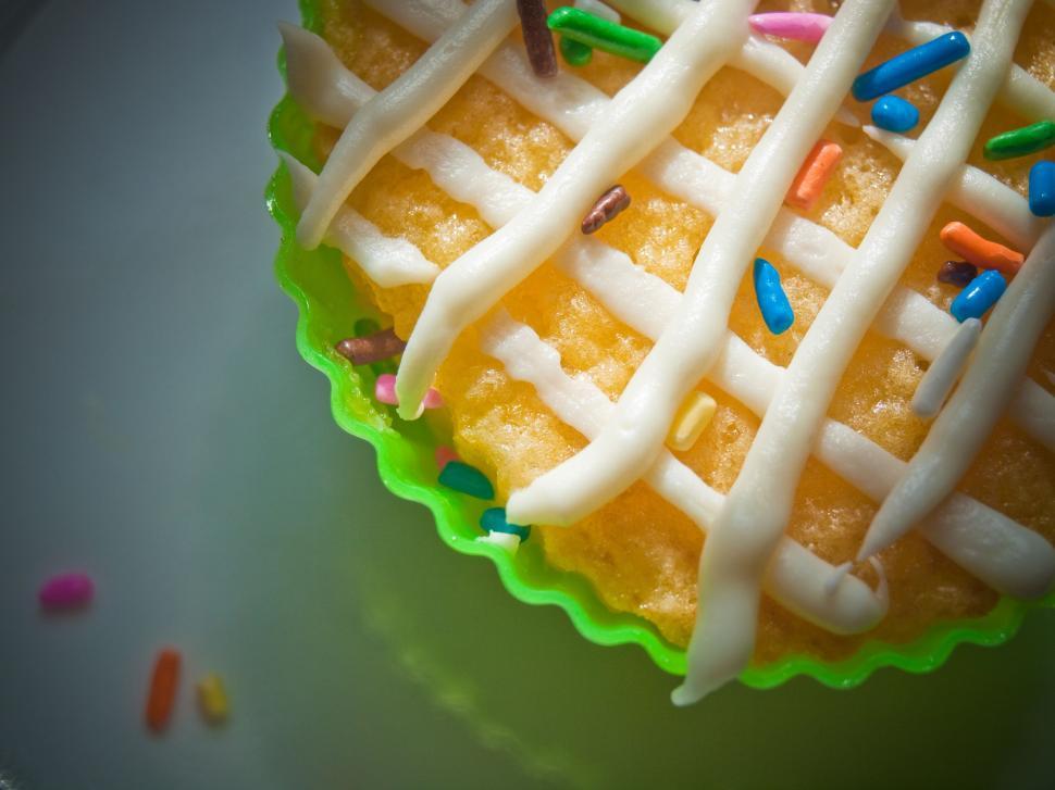 Free Image of Close up of Cupcake  