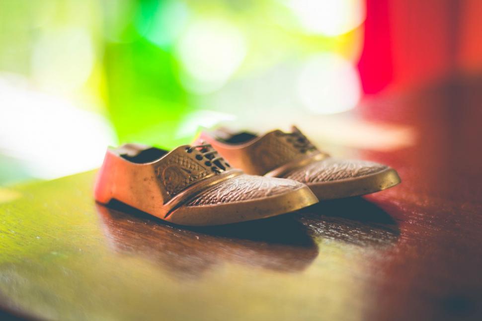 Free Image of Metal Boots - Bokeh Effect  
