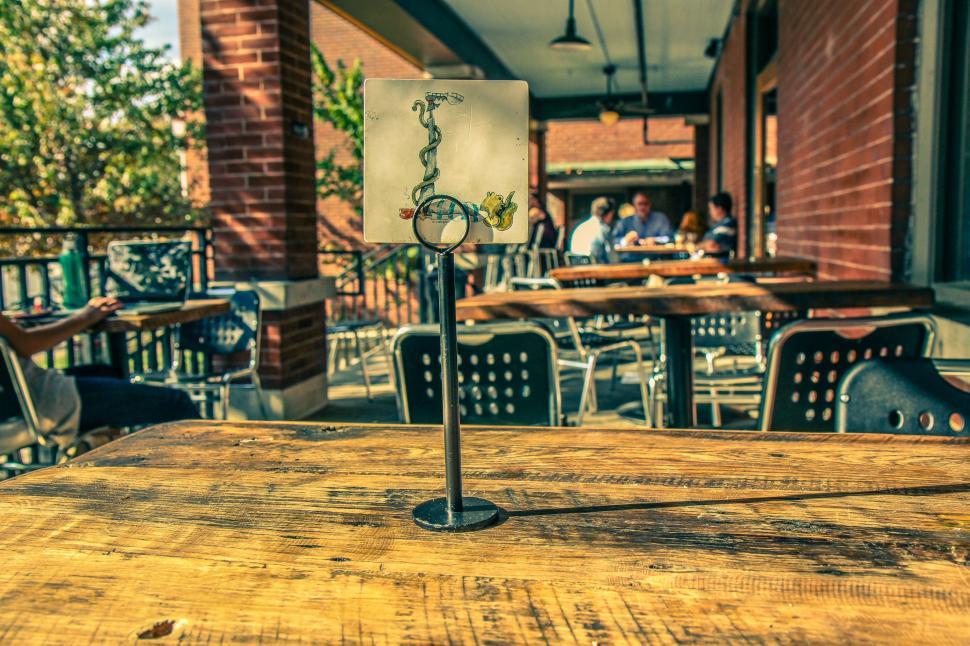 Free Image of Outdoor restaurant furniture  