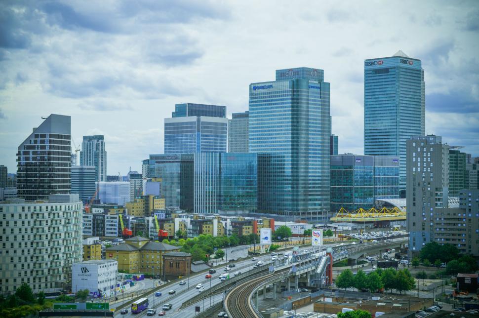 Free Image of City Buildings with Sky  