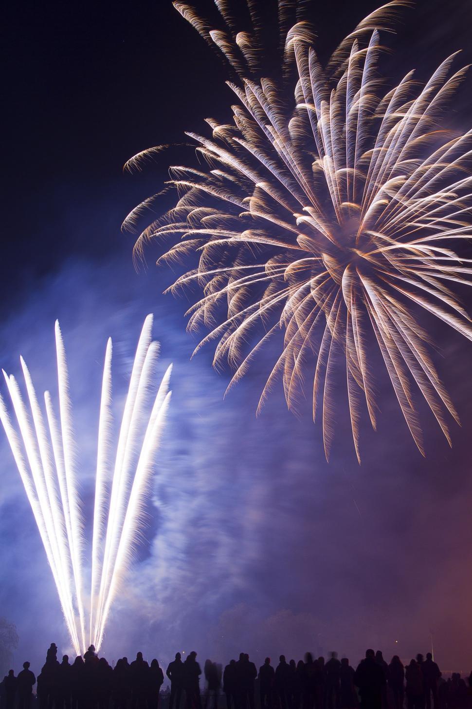 Free Image of Fireworks in the Sky  