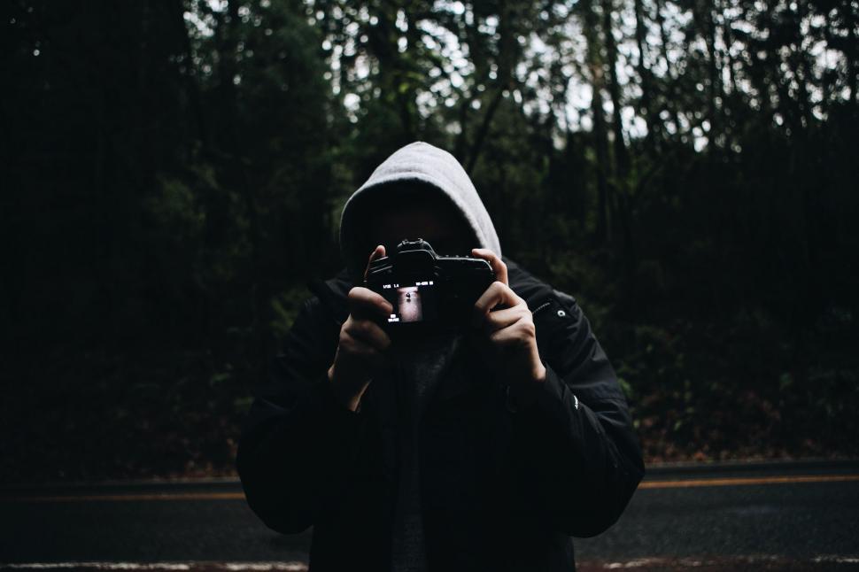 Free Image of Hoodie Photographer 
