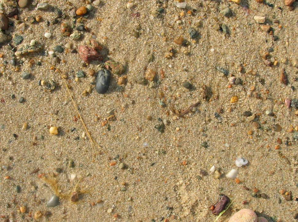 rocky sand