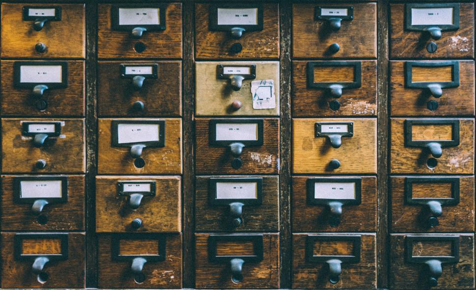 Free Image of Old wooden mailboxes  