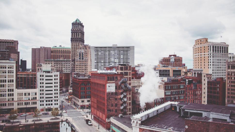 Free Image of Buildings and Sky 