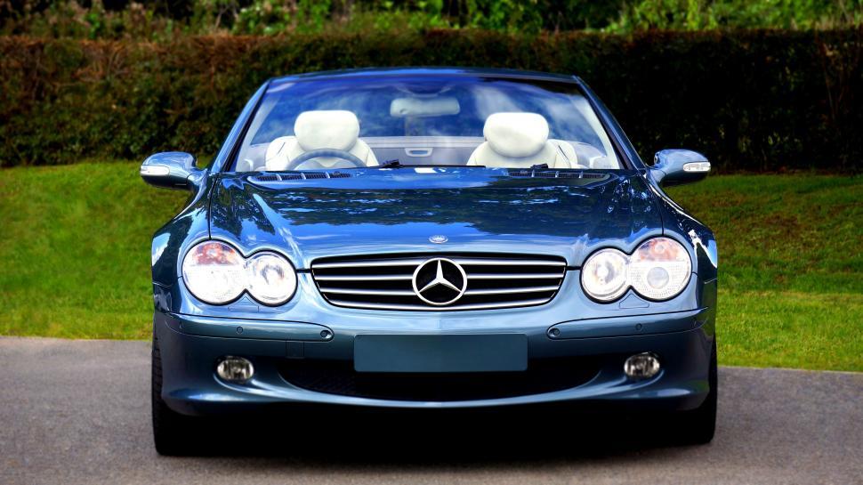 Free Stock Photo of Mercedes Car - Bonnet  Download Free Images and Free  Illustrations