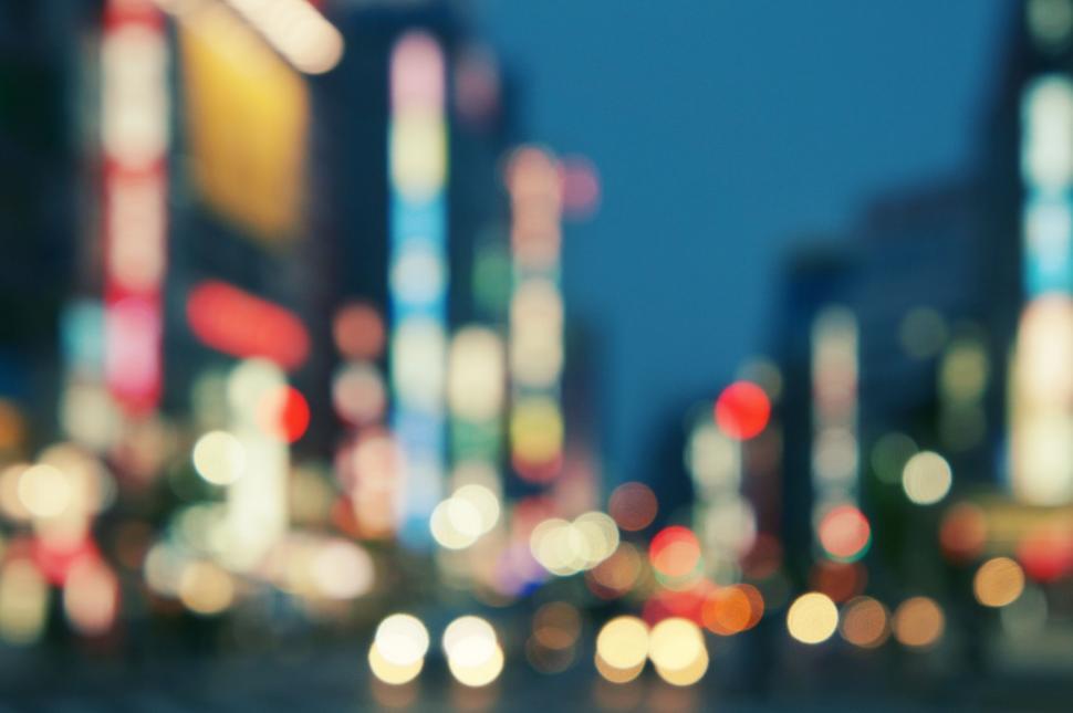 Free Image of Bokeh Lights  