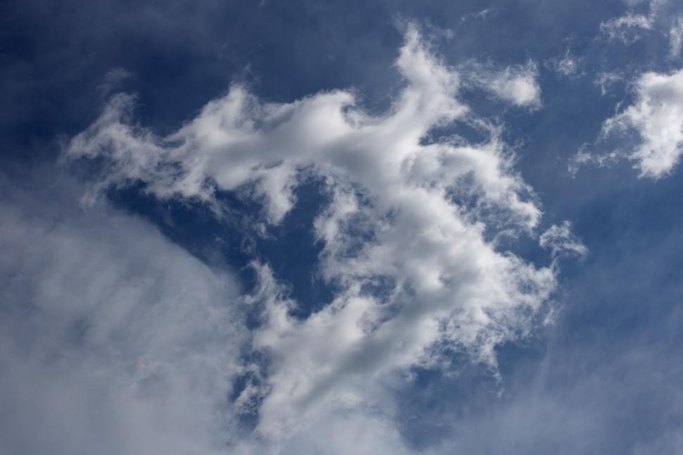 Free Image of White Clouds  