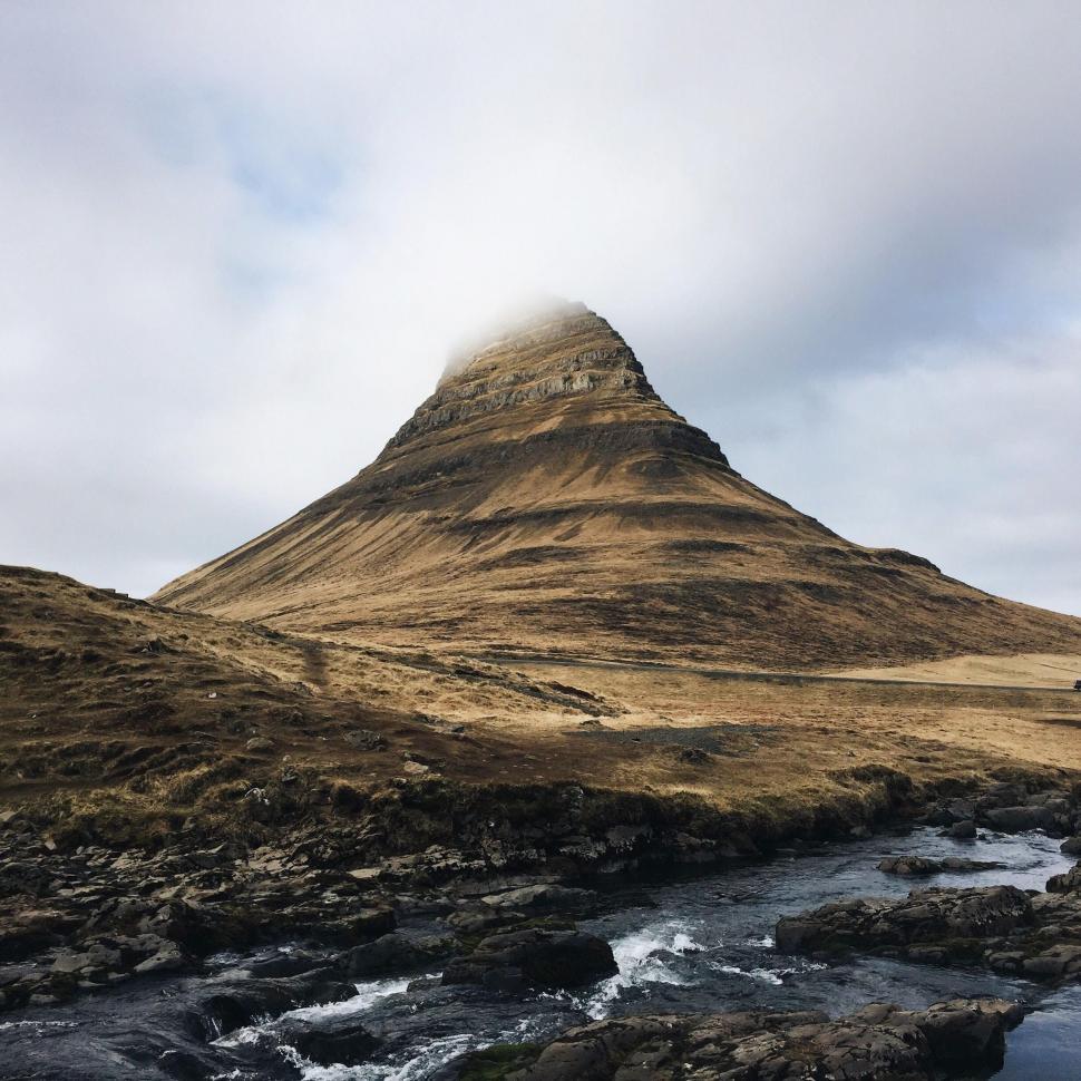 Free Image of River and Mountain 