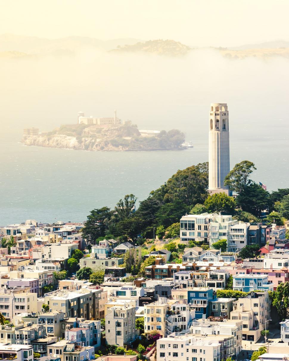 Free Image of Island and City  