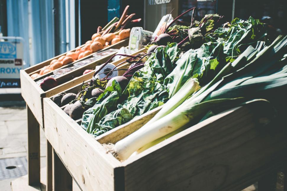 Free Image of Vegetables on display  