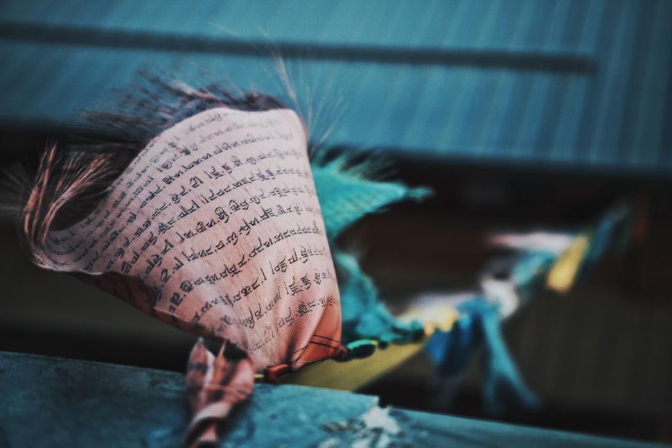 Free Image of Prayer Flag 
